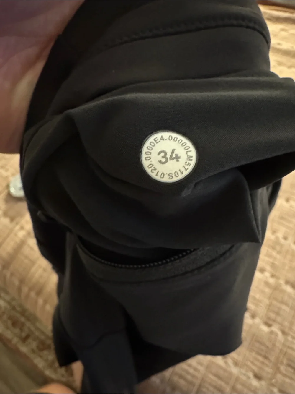 Lululemon ABC Classic Fit Trousers in Black - 34x30
